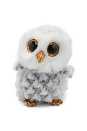 White And Gold Beanie Boos Owl Owlette Toy (6 Inches)