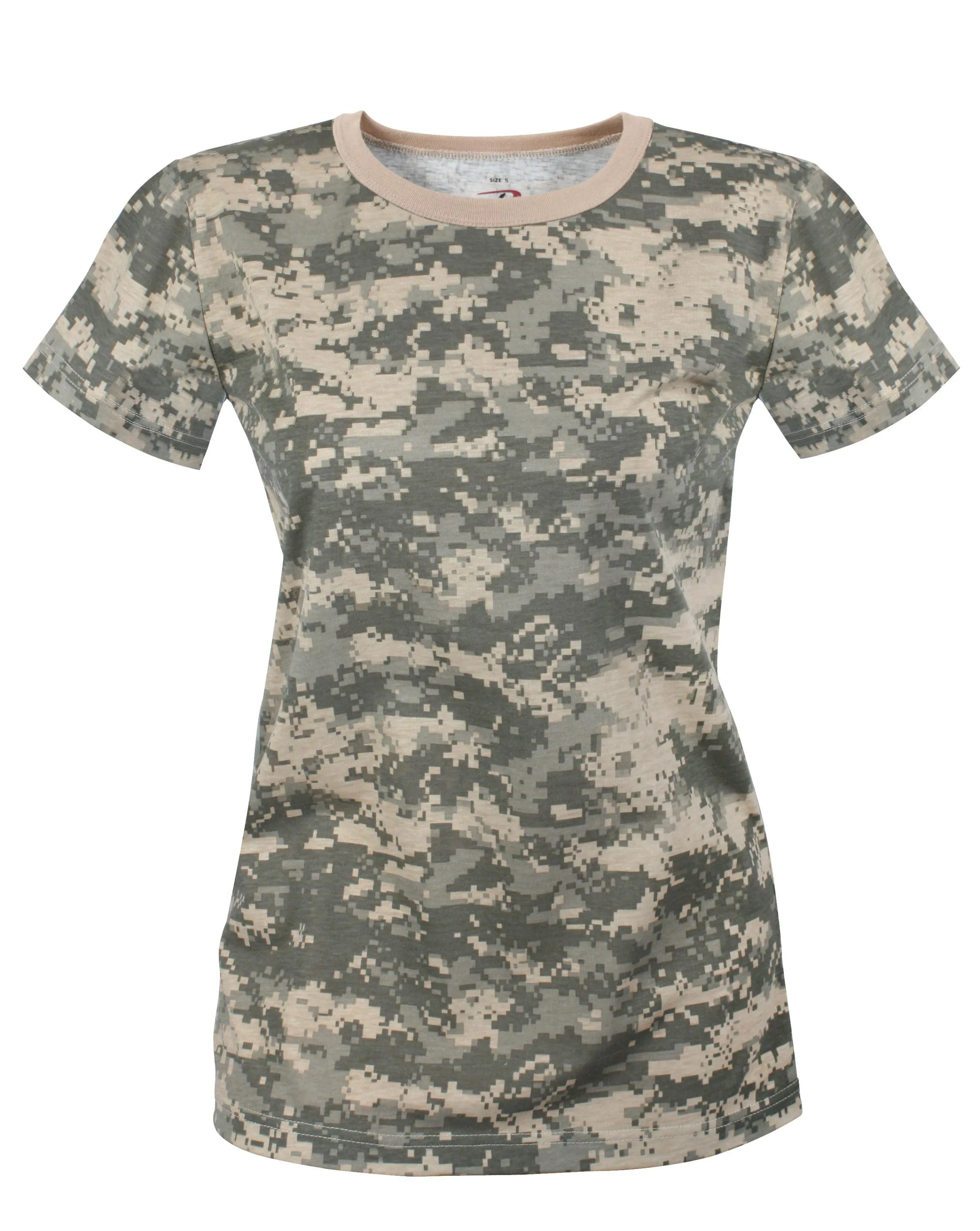 Womens Long Length Camo T-Shirt