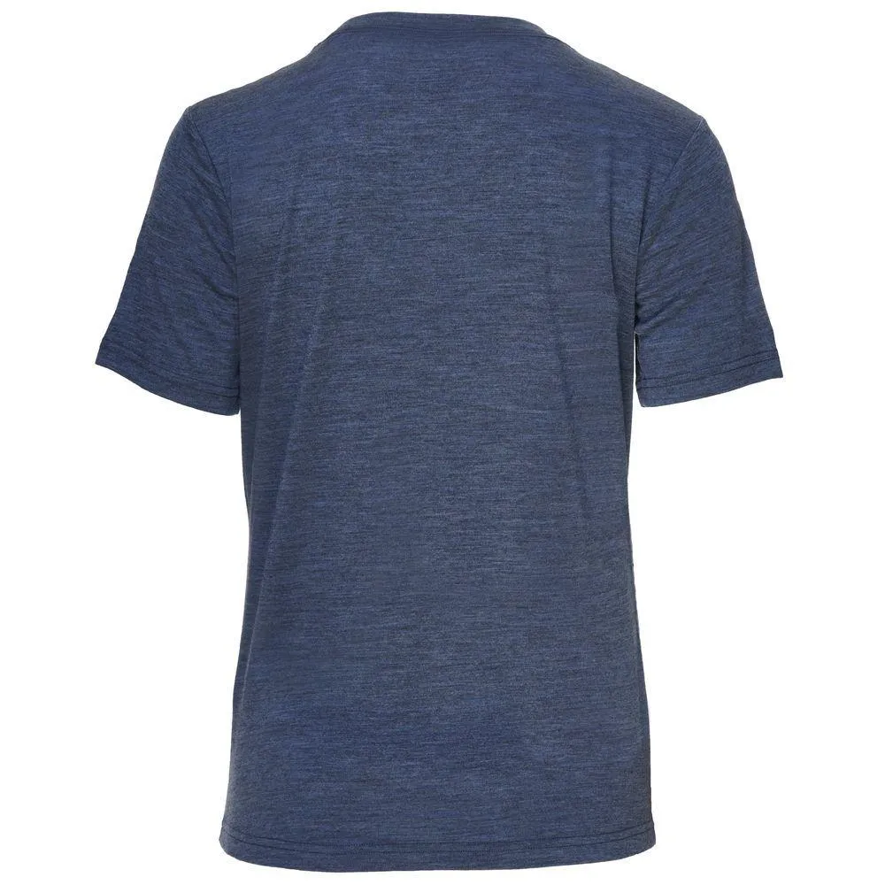 Womens Merino 150 Emblem Tee (Denim)