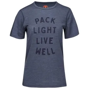 Womens Merino 150 Pack Light Tee (Denim)