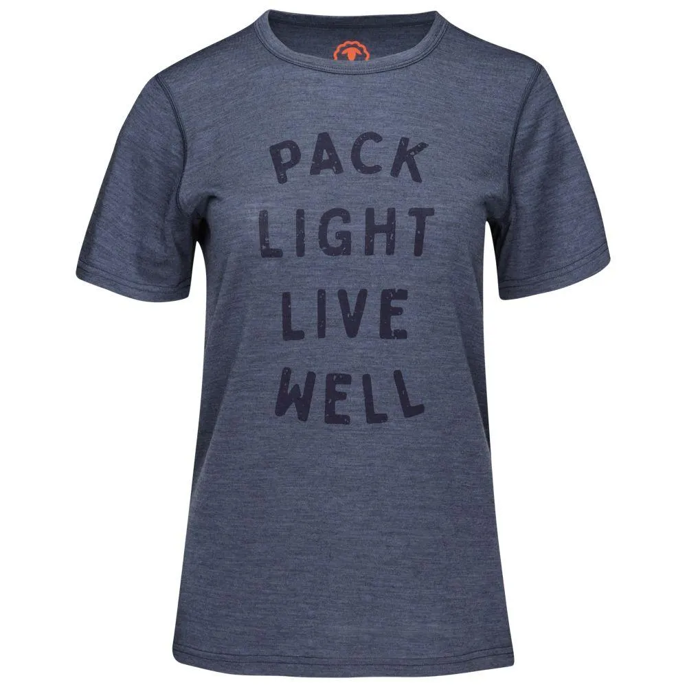 Womens Merino 150 Pack Light Tee (Denim)