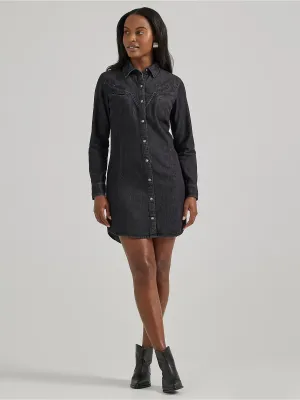 Women's Wrangler Black Denim Dress