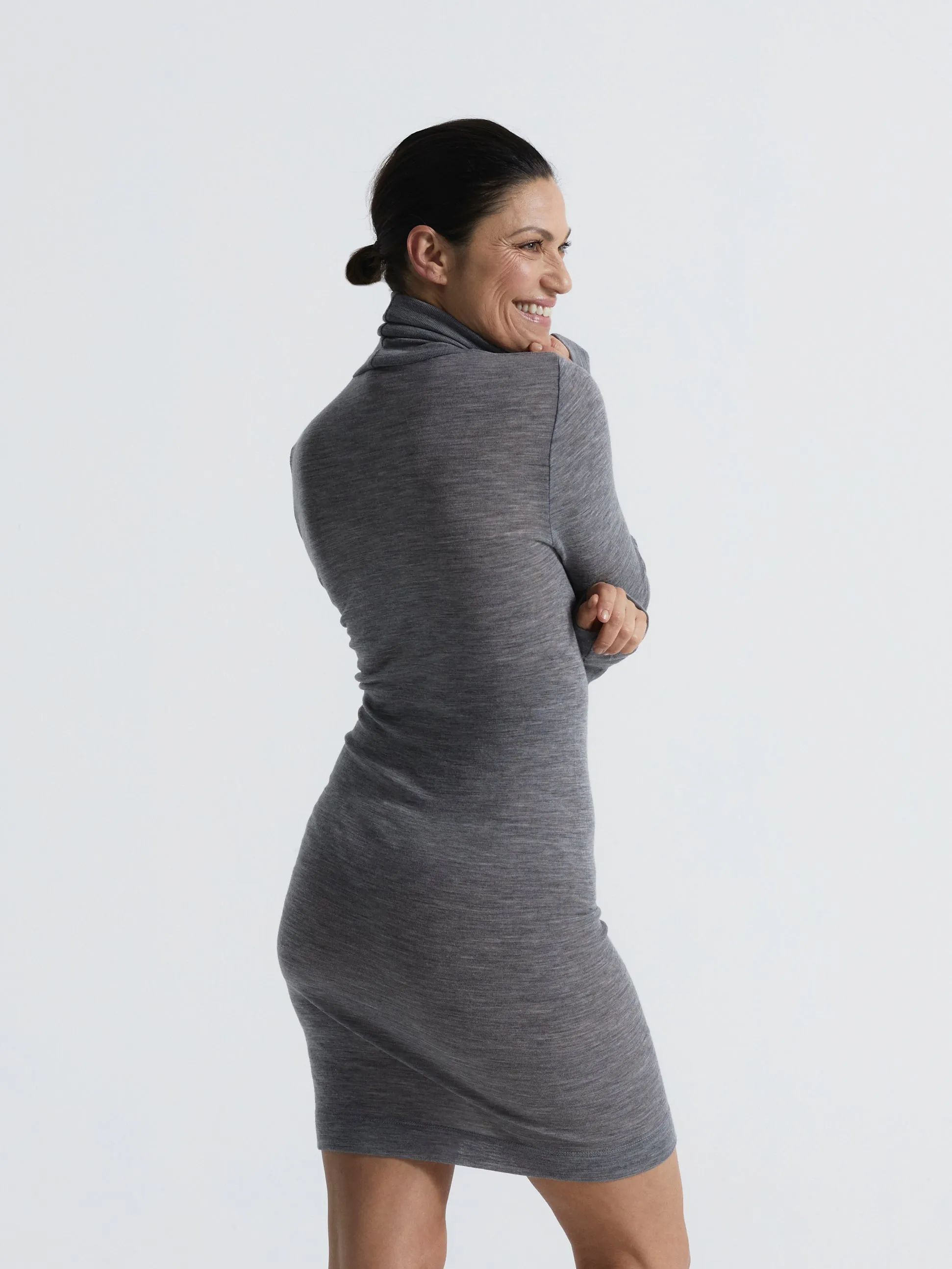 Woolen Marisol | Merino wool - Grey Melange